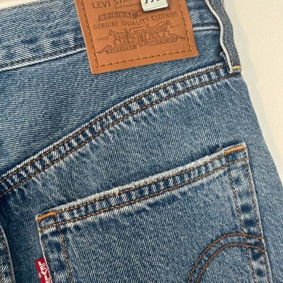 Levi’s Ribcage Straight Ankle Button-fly Jeans 27 - Picture 6 of 9